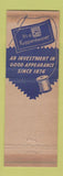 Matchbook Cover - Kuppenheimer Men's Clothes Rose & Katz South Bend IN