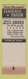 Matchbook Cover - Freeman Men's Shoes Clarence Faflik Cleveland OH WEAR