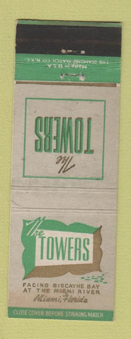 Matchbook Cover - The Towers Hotel Miami FL WEAR