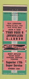 Matchbook Cover - Henry's Restaurant Soda Grill