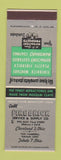 Matchbook Cover - Fire Brick Service Supply Cleveland Toledo OH AP Green