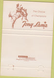 Matchbook Cover - Tony Lama Cowboy Boots Eugene OR 40 Strike