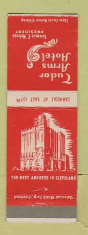 Matchbook Cover - Tudor Arms Hotel Cleveland OH