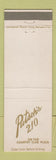 Matchbook Cover - Putsch's 210 Kansas City MO