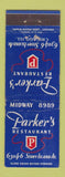 Matchbook Cover - Parker's Restaurant Chicago IL ARROW WEAR