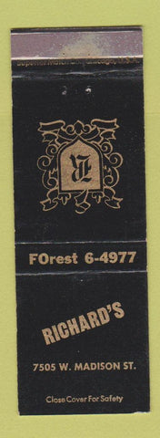 Matchbook Cover - Richard's Chicago? WEAR