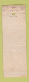 Matchbook Cover - Bucknam's Steak House Des Moines IA WEAR