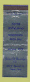 Matchbook Cover - James Bettridge Furniture Furnishings Toledo OH
