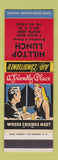 Matchbook Cover - Hilltop Lunch South Bend IN