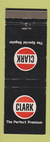Matchbook Cover - Clark oil gas WEAR