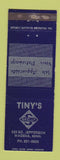 Matchbook Cover - Tiny's Skelly oil gas Wadena MN WEAR