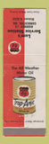 Matchbook Cover - Phillips 66 oil gas Lum's Camdenton MO
