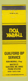 Matchbook Cover - Builford BP oil gas ME