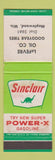 Matchbook Cover - Sinclair oil gas LeFevre Maplewood WI Goodyear Tires WEAR