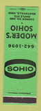 Matchbook Cover - Sohio oil gas Moder's Marysville OH WORN