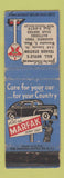 Matchbook Cover - Texaco oil gas Marfak Bill Hoyle's Worcester MA WEAR