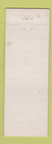 Matchbook Cover - Johnny's Mobil oil gas Webster MA WEAR