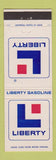 Matchbook Cover - Liberty oil gas