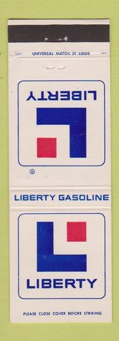 Matchbook Cover - Liberty oil gas