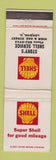 Matchbook Cover - Shell oil gas Story's London OH WEAR