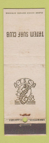 Matchbook Cover - Tatem Surf Club seahorse WEAR