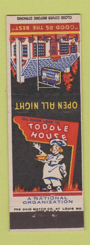 Matchbook Cover - Toddle House Restaurants