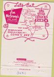 Matchbook Cover - McCorvey's BBQ Ranch Fort Myers FL WEAR 40 Strike