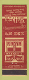 Matchbook Cover - Walker's Men's Clothes Stetson Michaels Stern