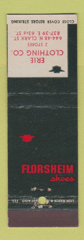 Matchbook Cover - Florsheim Shoes Erie Clothing Chicago?