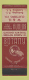 Matchbook Cover - Botany 500 Men's Clothes W&H Rockingham Laurinburg NC WEAR