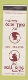 Matchbook Cover - Bull King Santa Fe NM