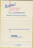 Matchbook Cover - National Vending St Louis MO machines 40 Strike
