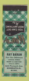 Matchbook Cover - Ray Baron Deli Minneapolis MN