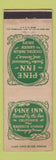 Matchbook Cover - Pine Inn Carmel by the Sea CA WEAR