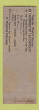 Matchbook Cover - Pine Inn Carmel by the Sea CA WEAR