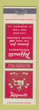Matchbook Cover - Toffenetti Restaurant St Petersburg New York City Chicago