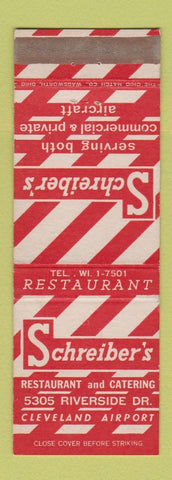 Matchbook Cover - Schreiber's Restaurant Cleveland OH