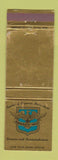 Matchbook Cover - America West Motor Hotels Seattle Tacoma WA Portland OR