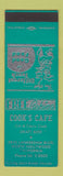 Matchbook Cover - Cook's Cafe North Hollywood CA SAMPLE