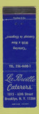 Matchbook Cover - La Perville Catering Brooklyn NY WEAR