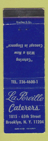 Matchbook Cover - La Perville Catering Brooklyn NY WEAR