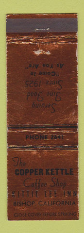 Matchbook Cover - The Copper Kettle Bishop CA WEAR