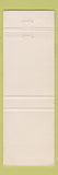 Matchbook Cover - The Garden House Lyndhurst NJ WEAR