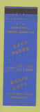 Matchbook Cover - Radio Cafe Pittsburgh PA