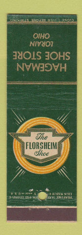Matchbook Cover - Florsheim Shoes Hageman Lorain OH feature