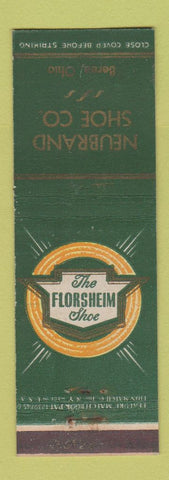 Matchbook Cover - Florsheim Shoes Neubrand Berea OH feature