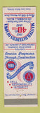 Matchbook Cover - Master Builders of Iowa Des Moines IA 1952