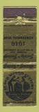 Matchbook Cover - Society for Savings 1949 Cleveland OH WEAR