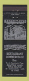 Matchbook Cover - Restaurant Commerciale Levis QC