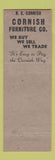 Matchbook Cover - Cornish Furniture Oklahoma City OK WEAR